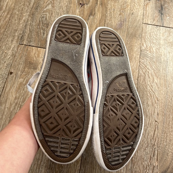 4/$20🥳 Kids American Flag Converse shoes size 4 - Picture 5 of 6